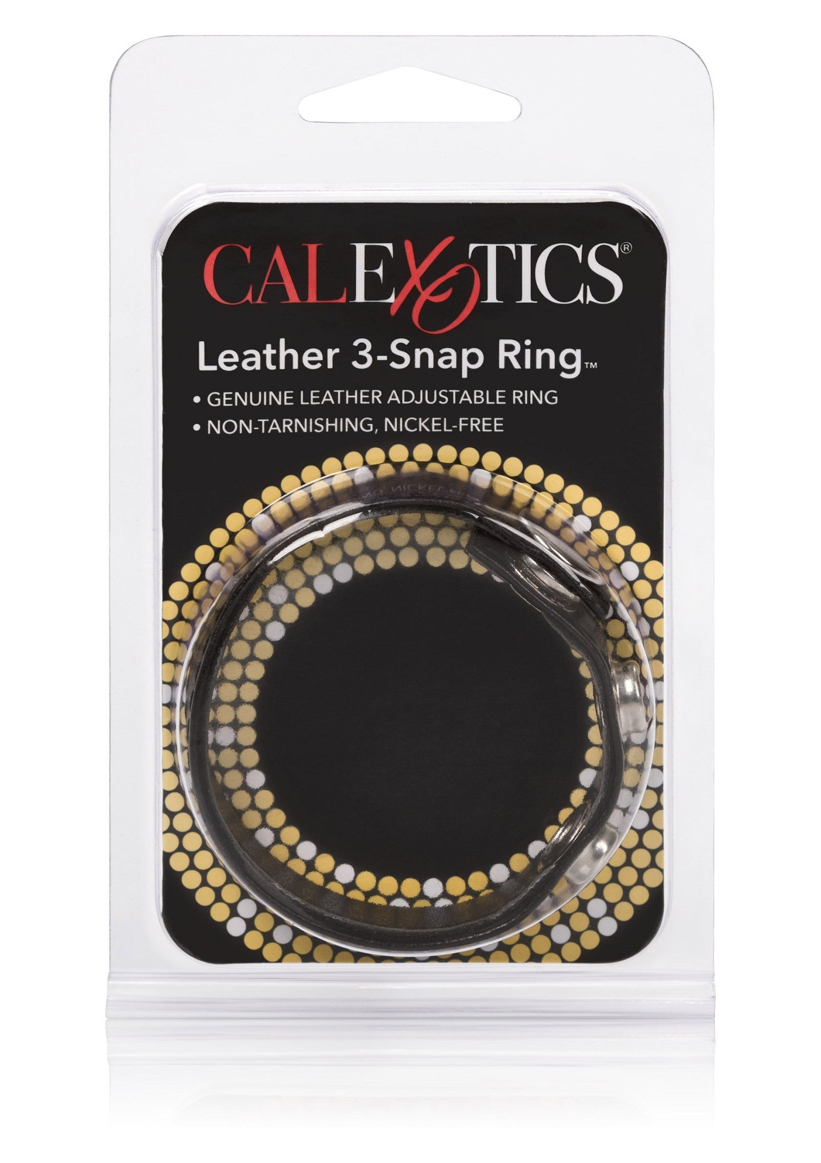 Leather 3-Snap Ring 3