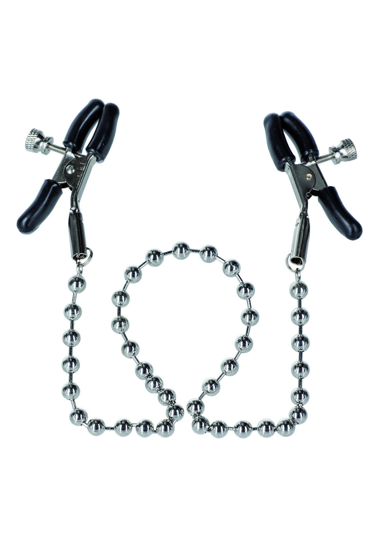 Silver Beaded Nipple Clamps 1