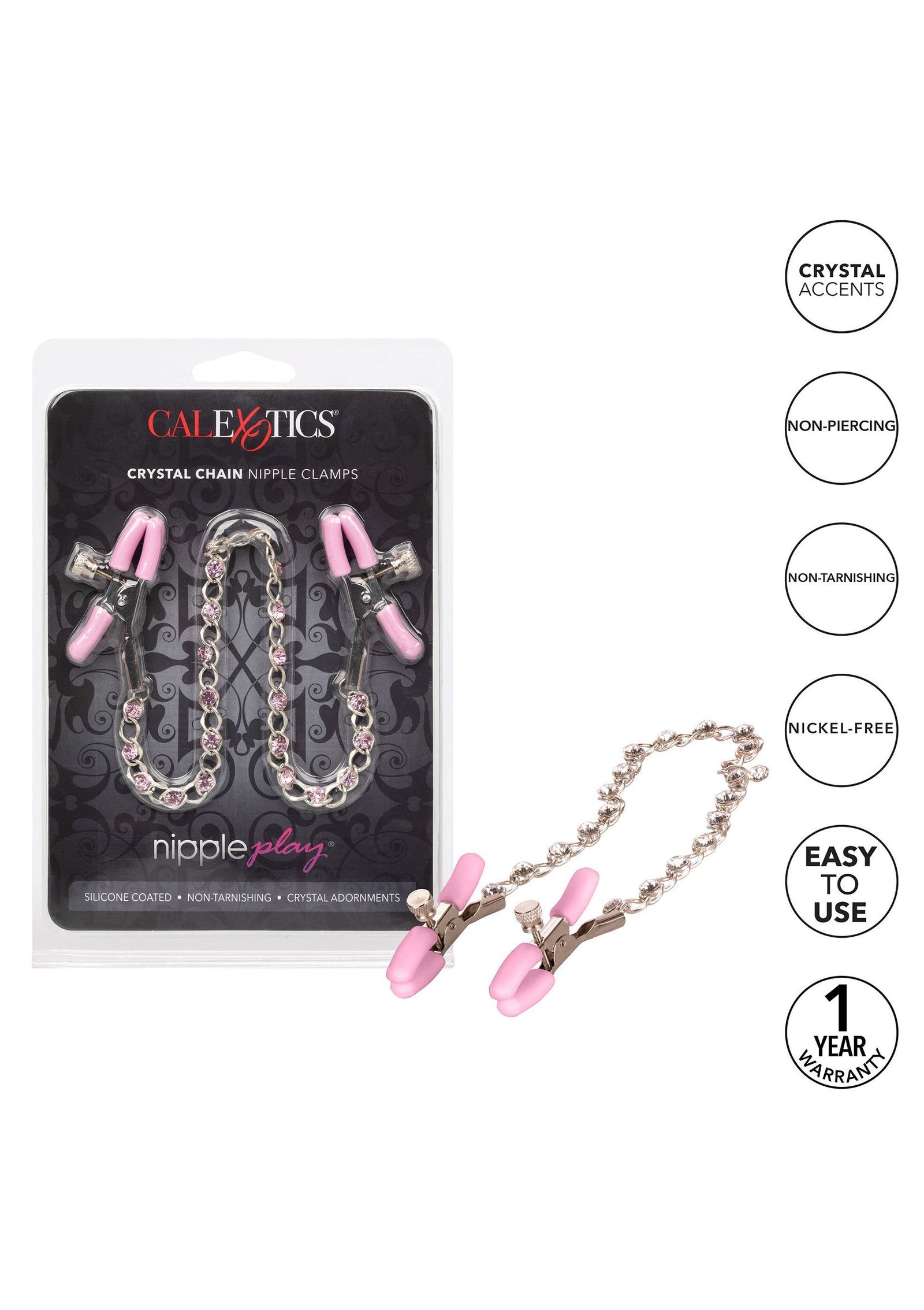 Crystal Chain Nipple Clamps 5