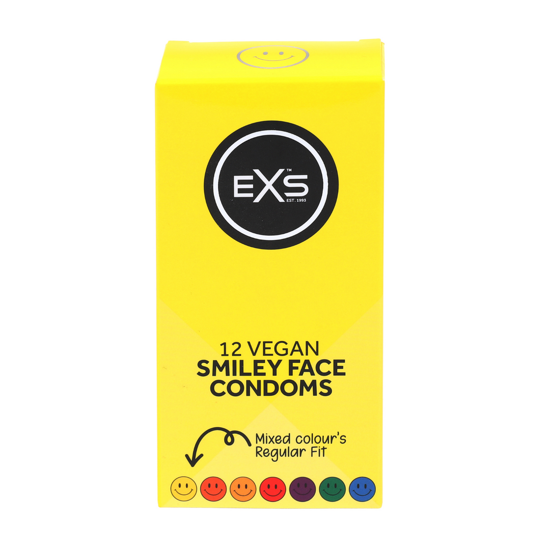 EXS Smiley Face Regular - Condoms - 12 Pieces 1