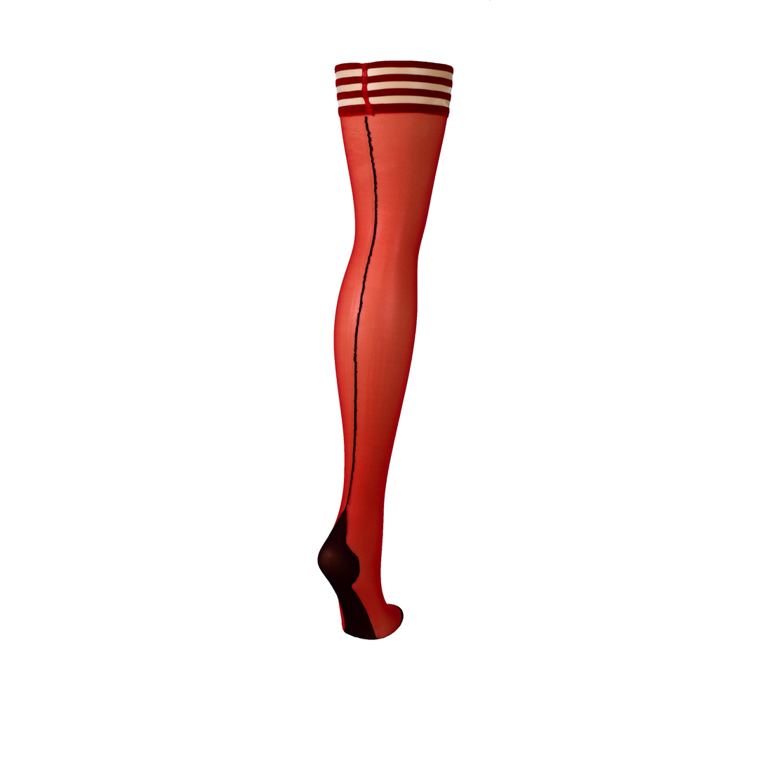 Monica - Thigh High - C - Red 1