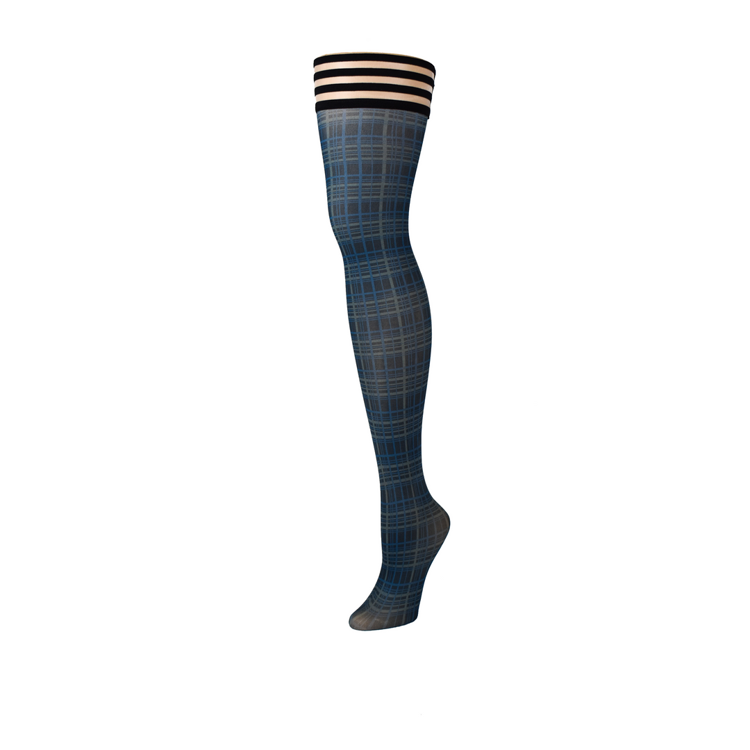 Debbie - Thigh High - B - Blue 1