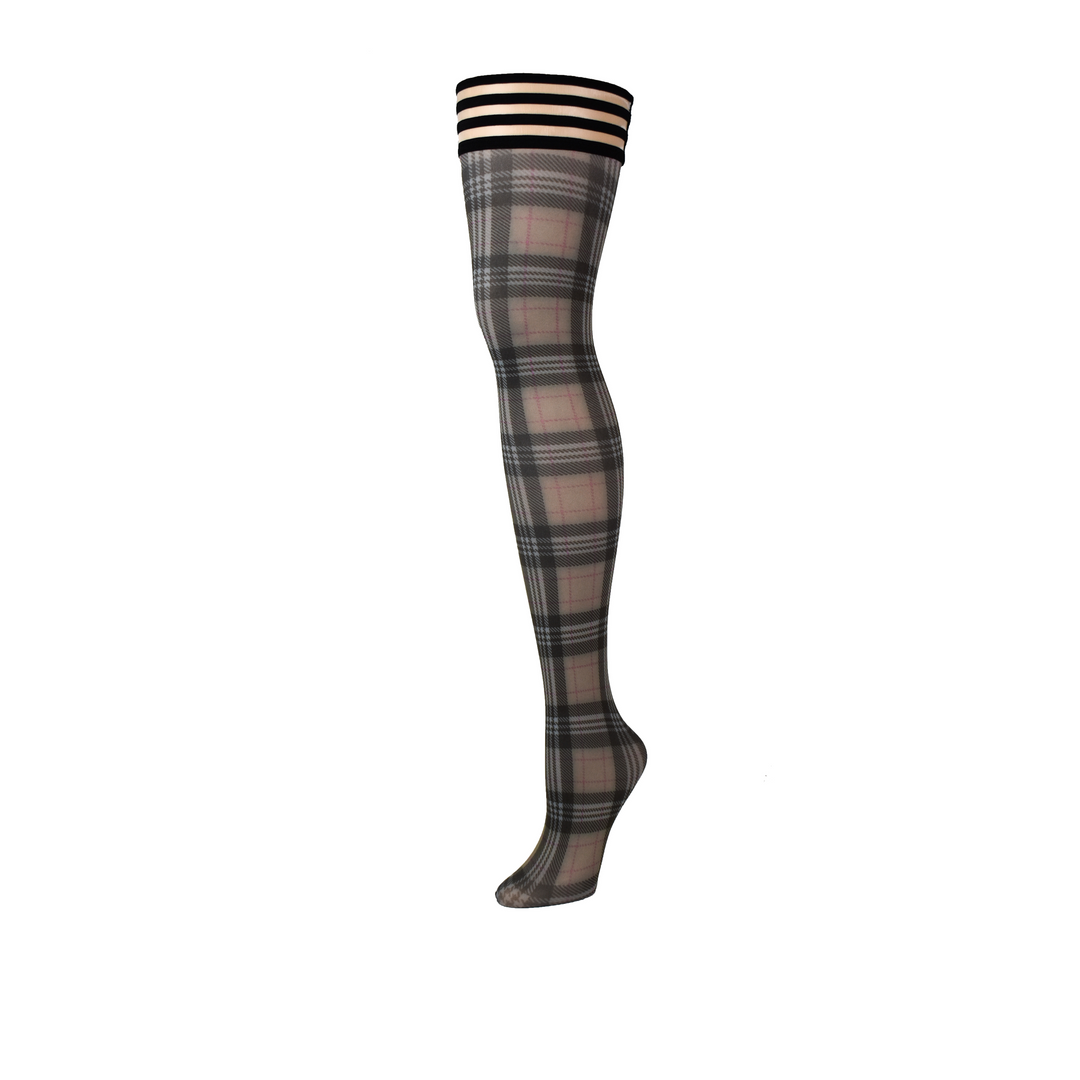 Lori - Thigh High - B - Grey 1