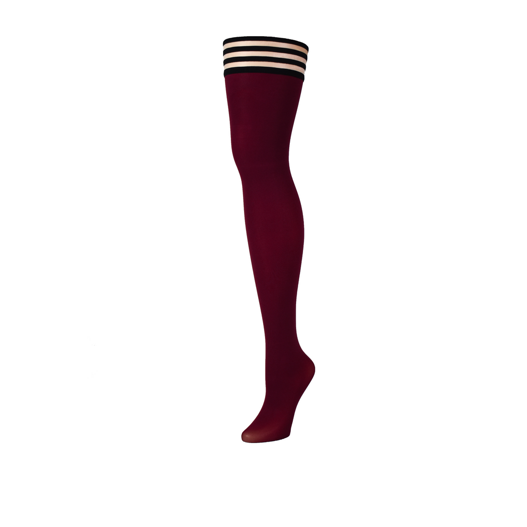 Heather - Thigh High - D - Red 1