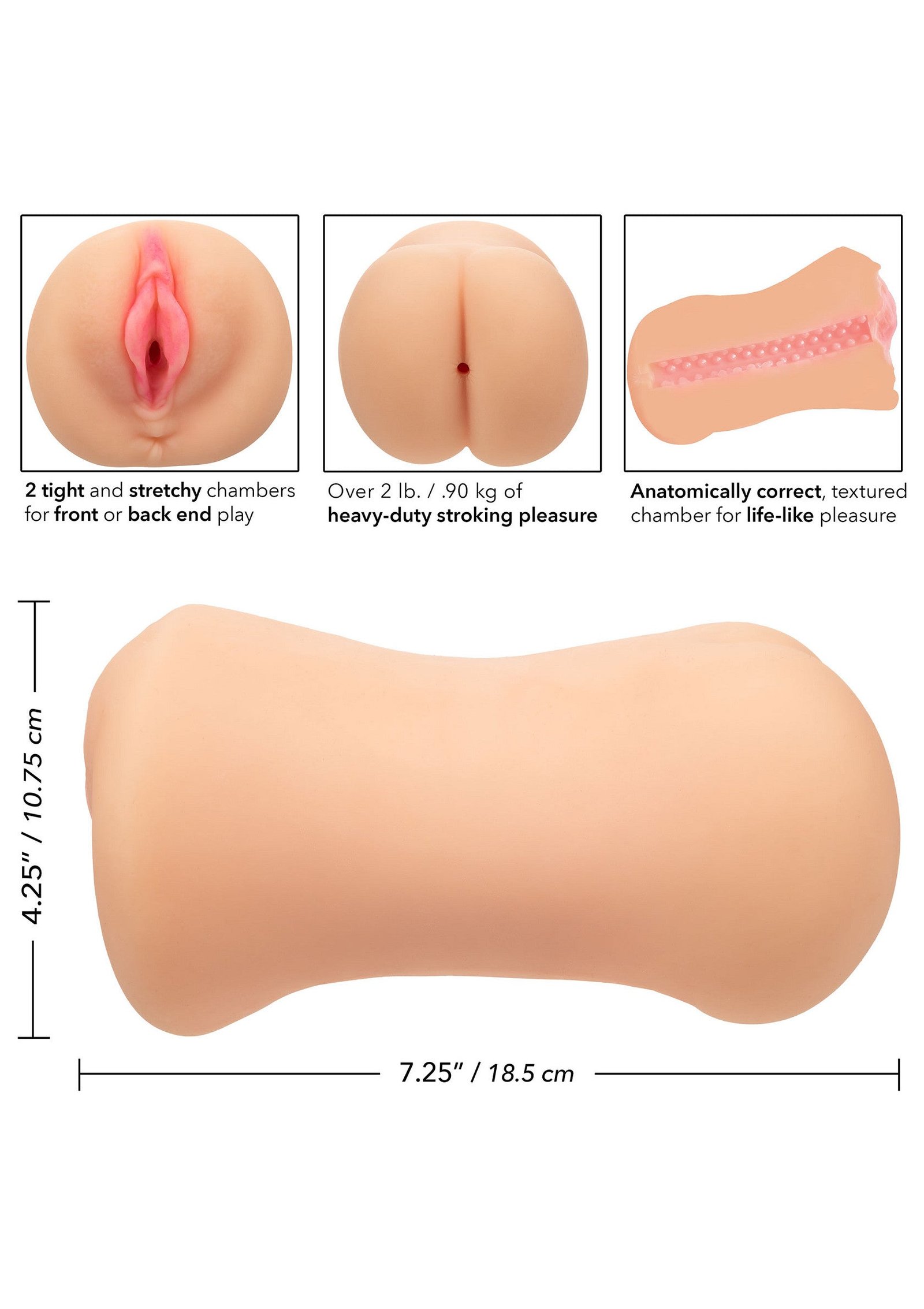 Stroke It Dual Entry Pussy Ass 3