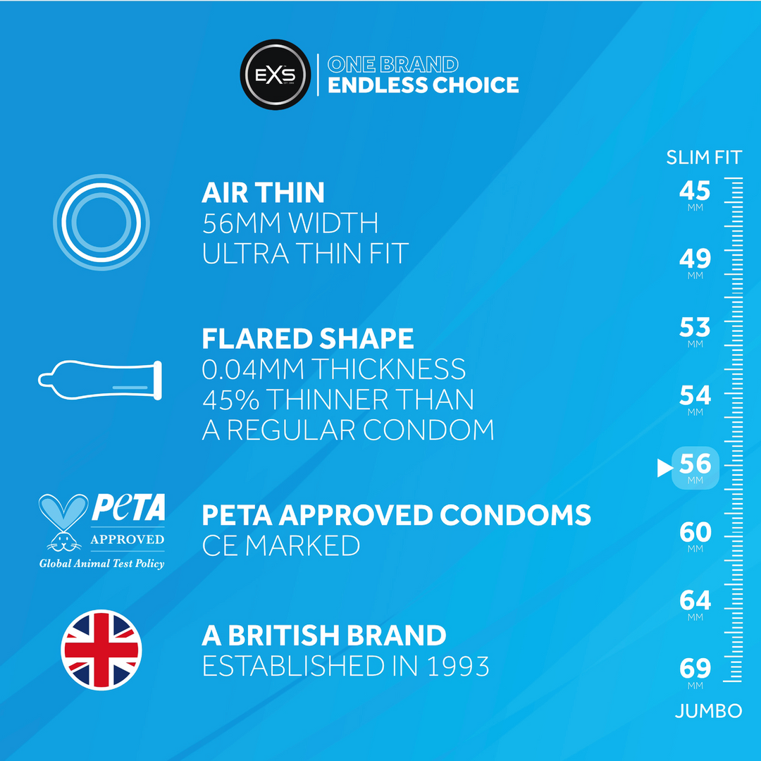 EXS Air Thin - Condoms - 144 Pieces 3