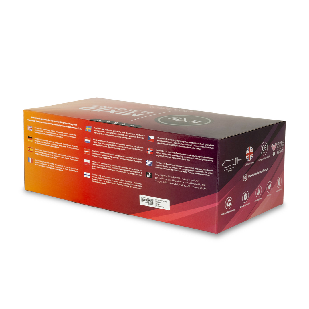 EXS Mixed Flavoured - Condoms - 144 Pieces 2