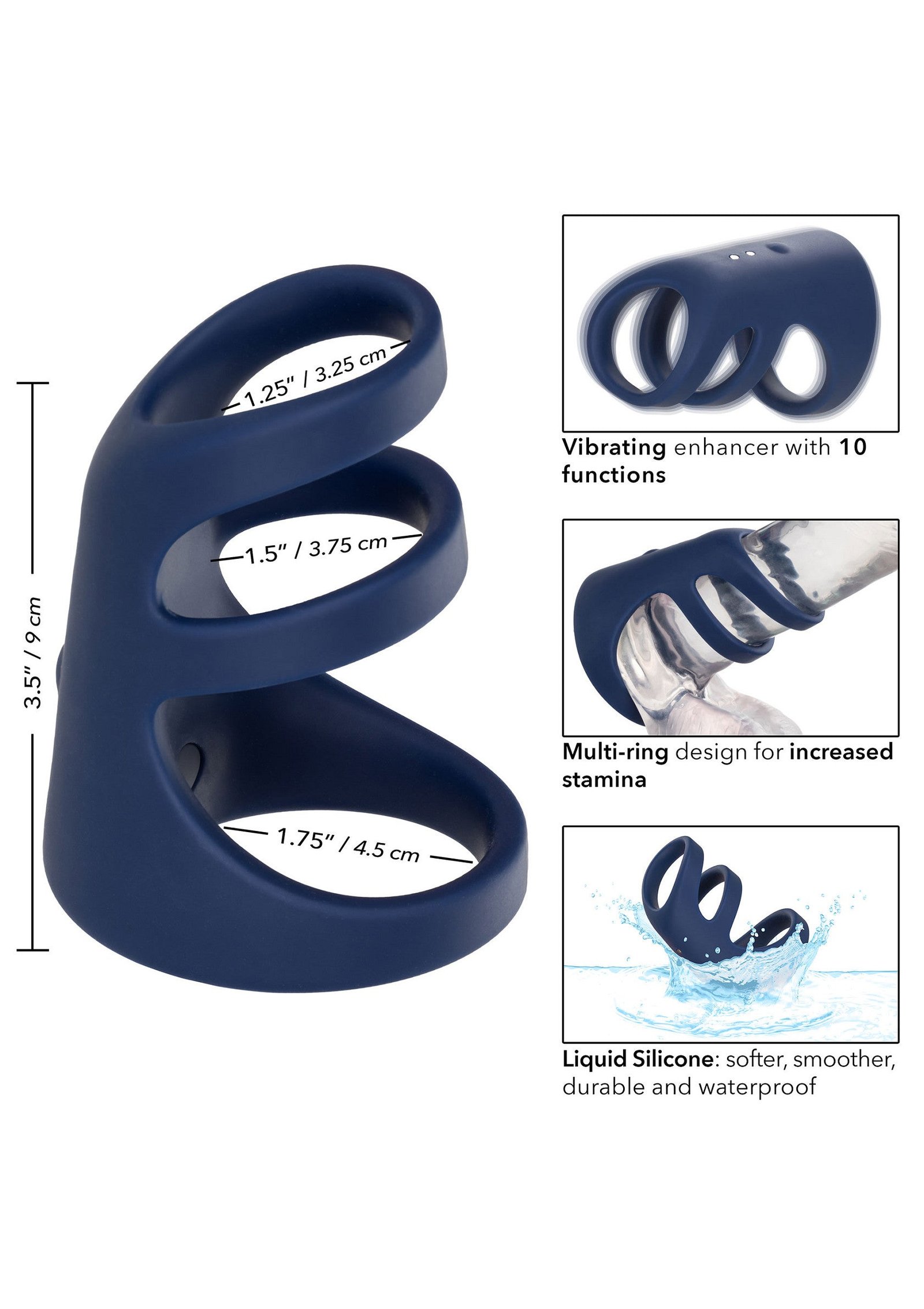 Rechargeable Triple Cock Cage 4
