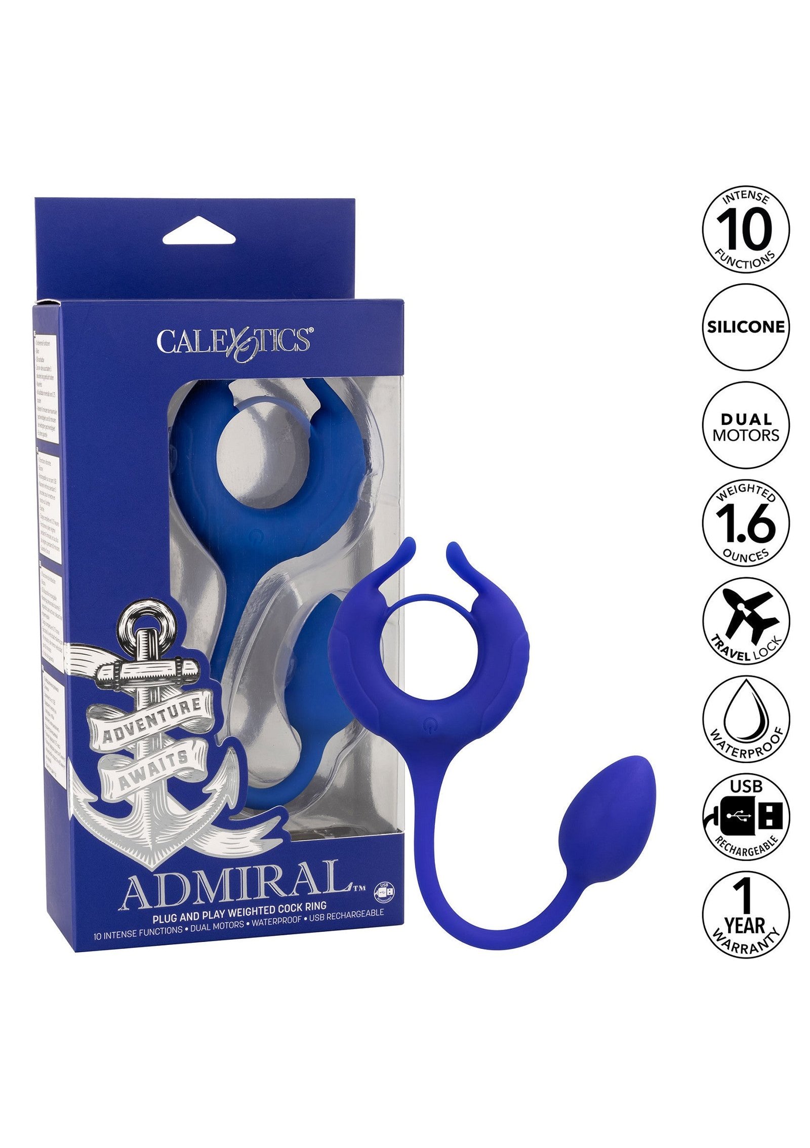 Admiral Weighted Cock Ring 5