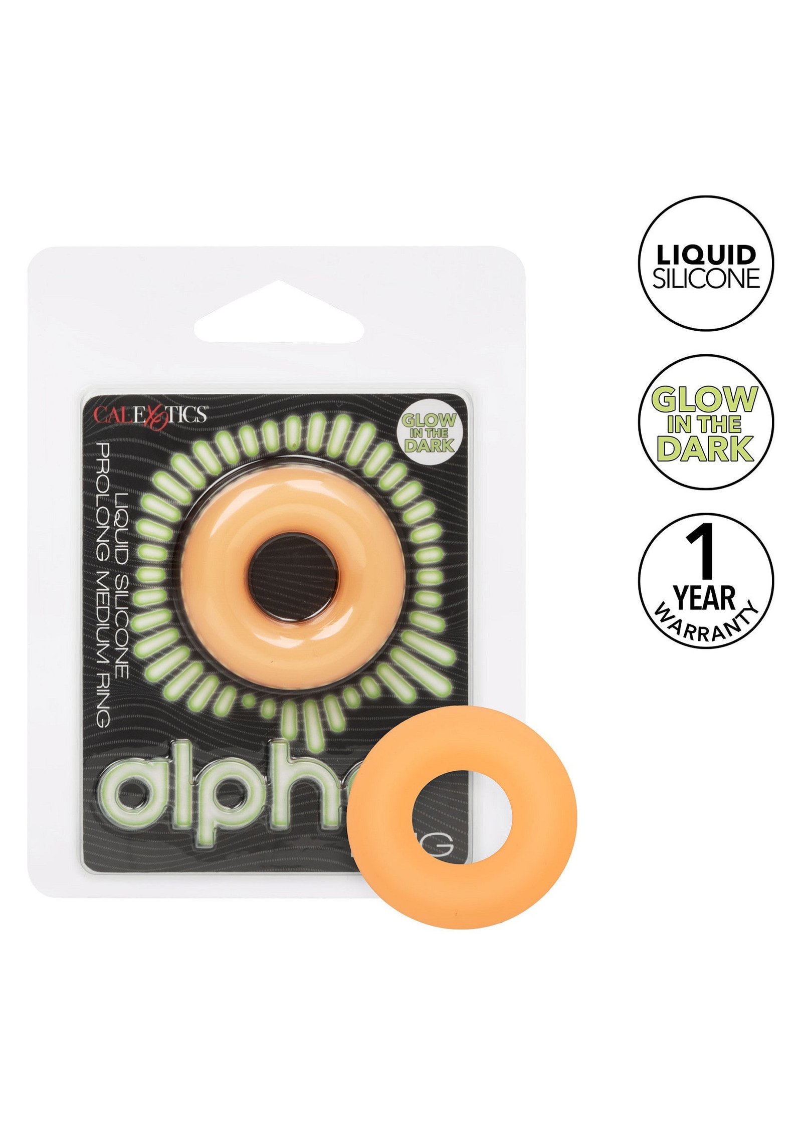 Silicone Prolong Medium Ring 5