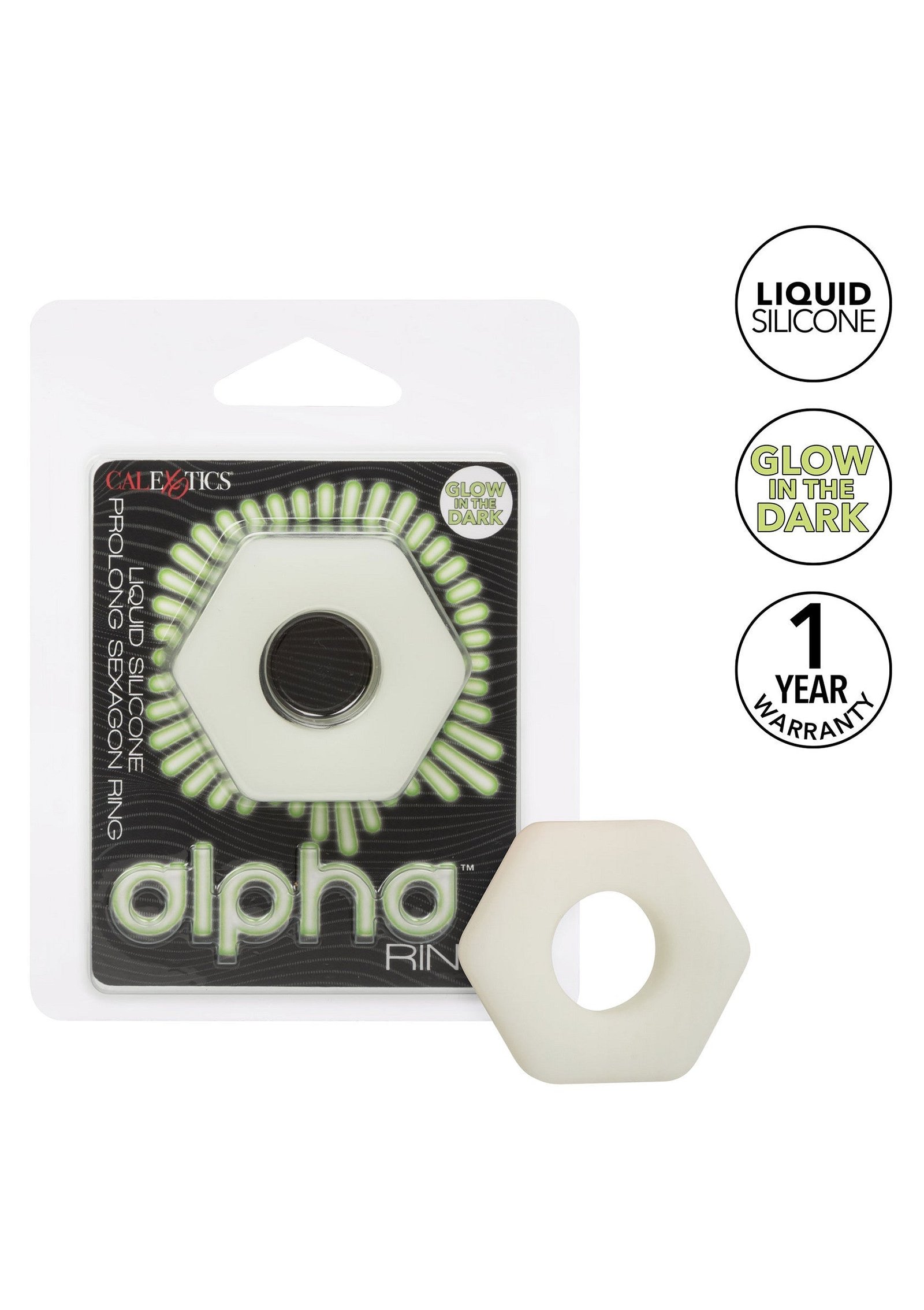 Silicone Prolong Sexagon Ring 2