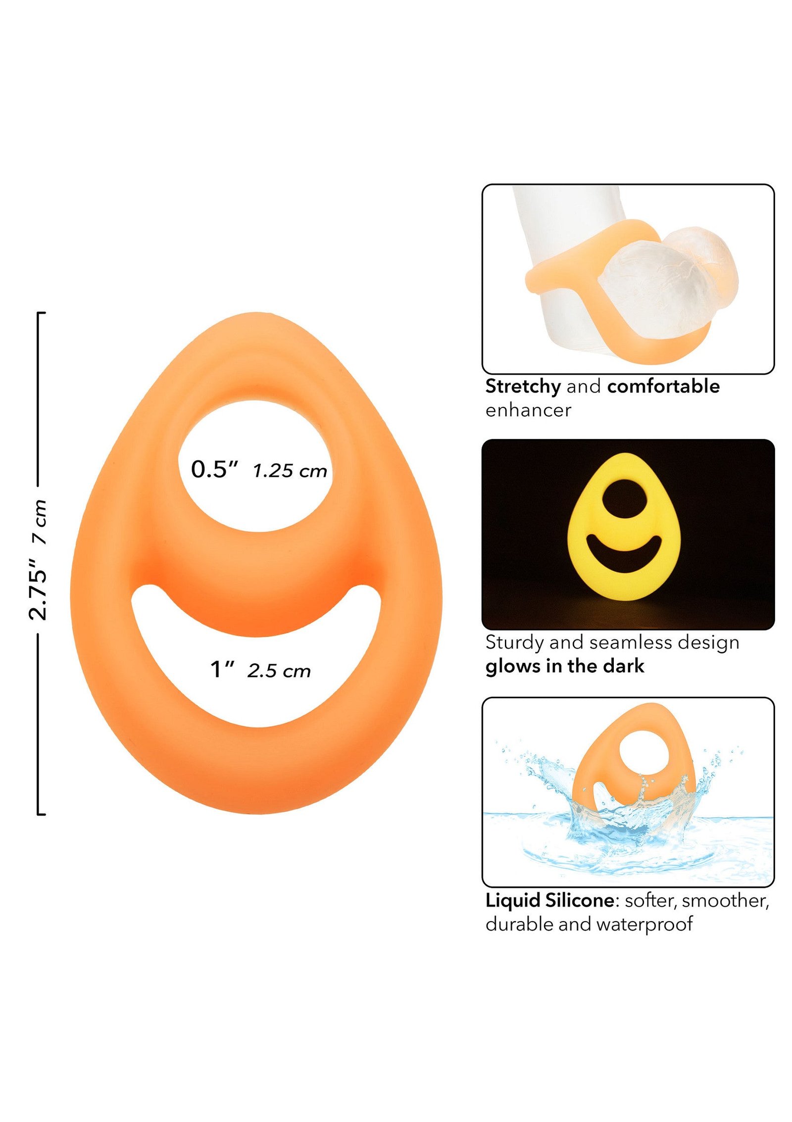 Silicone Teardrop Ring 4