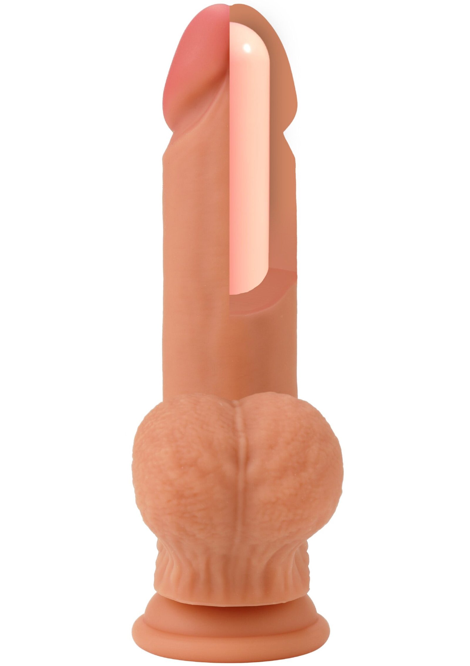 Realistic Dildo Liquid Silicone 19 cm 4