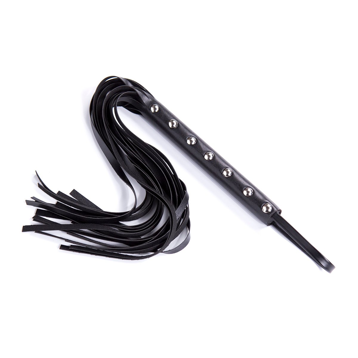 Studded Flogger 60cm Black 2