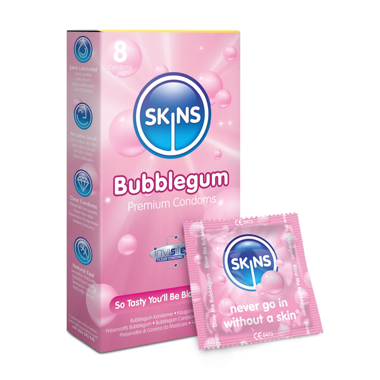 Condoms Bubblegum 8 (6-Pack) 3