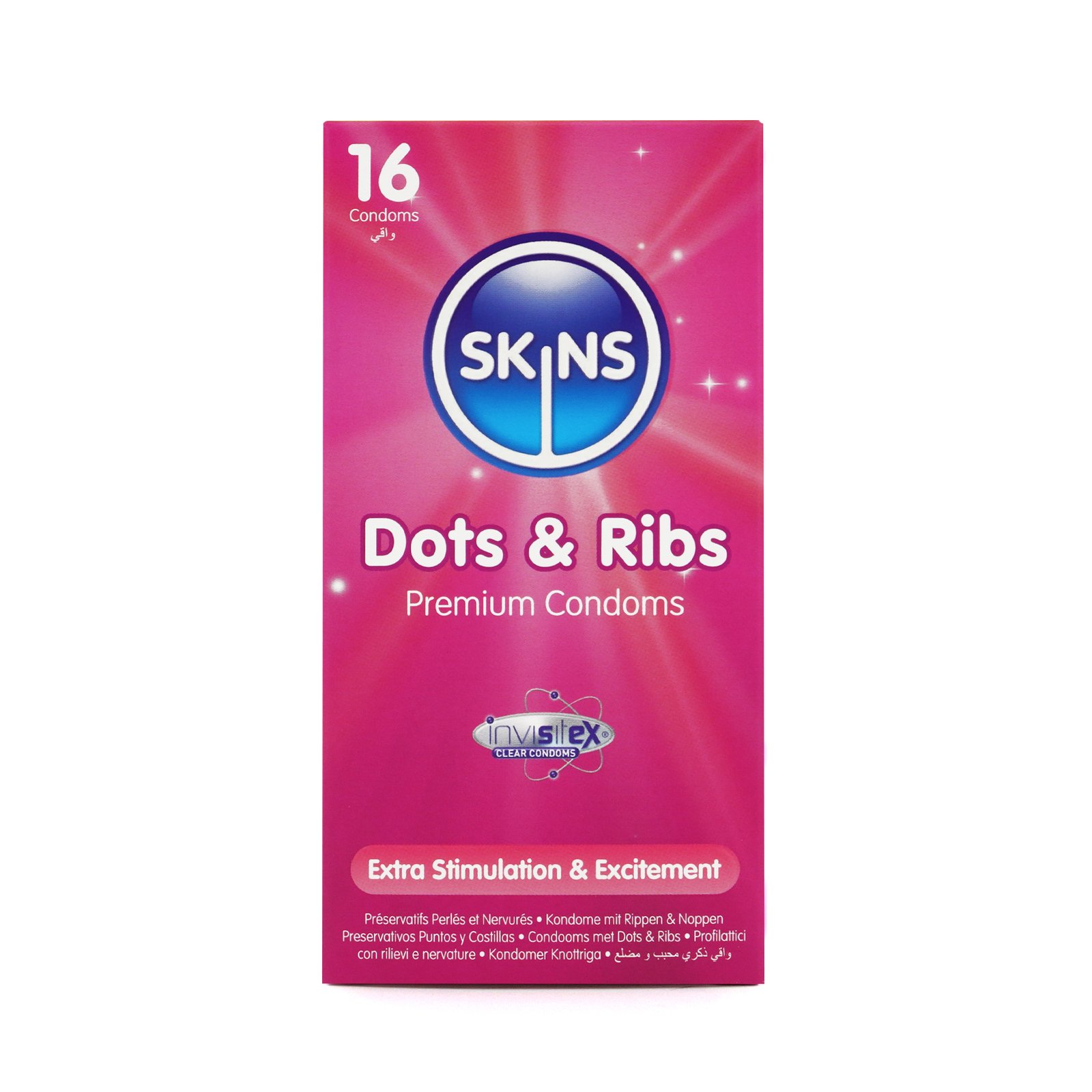 Condoms Dots & Ribs 16 (6-Pack) 1