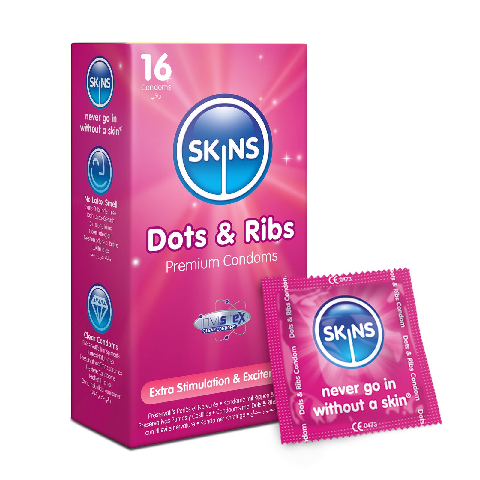 Condoms Dots & Ribs 16 (6-Pack) 3