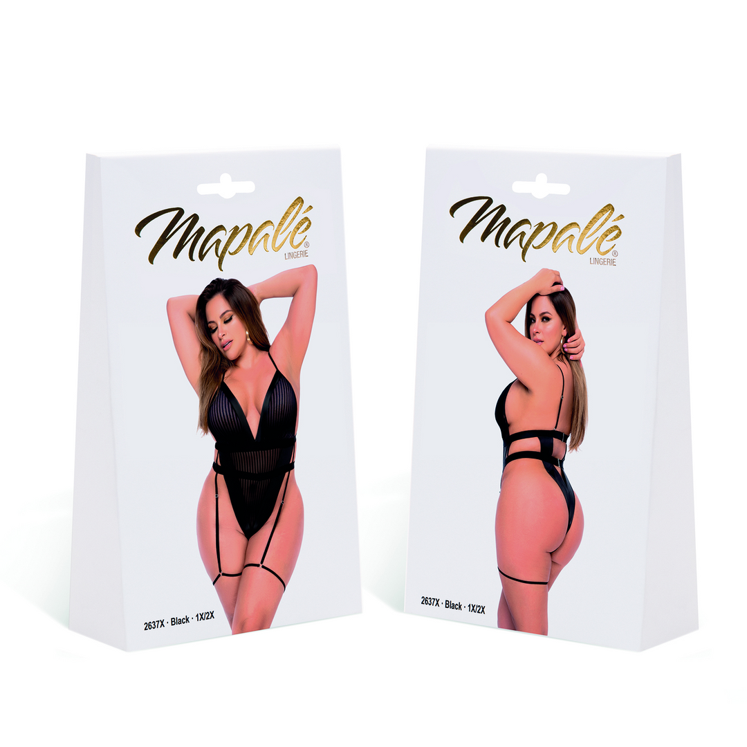 Bodysuit - 3/4X - Black 2