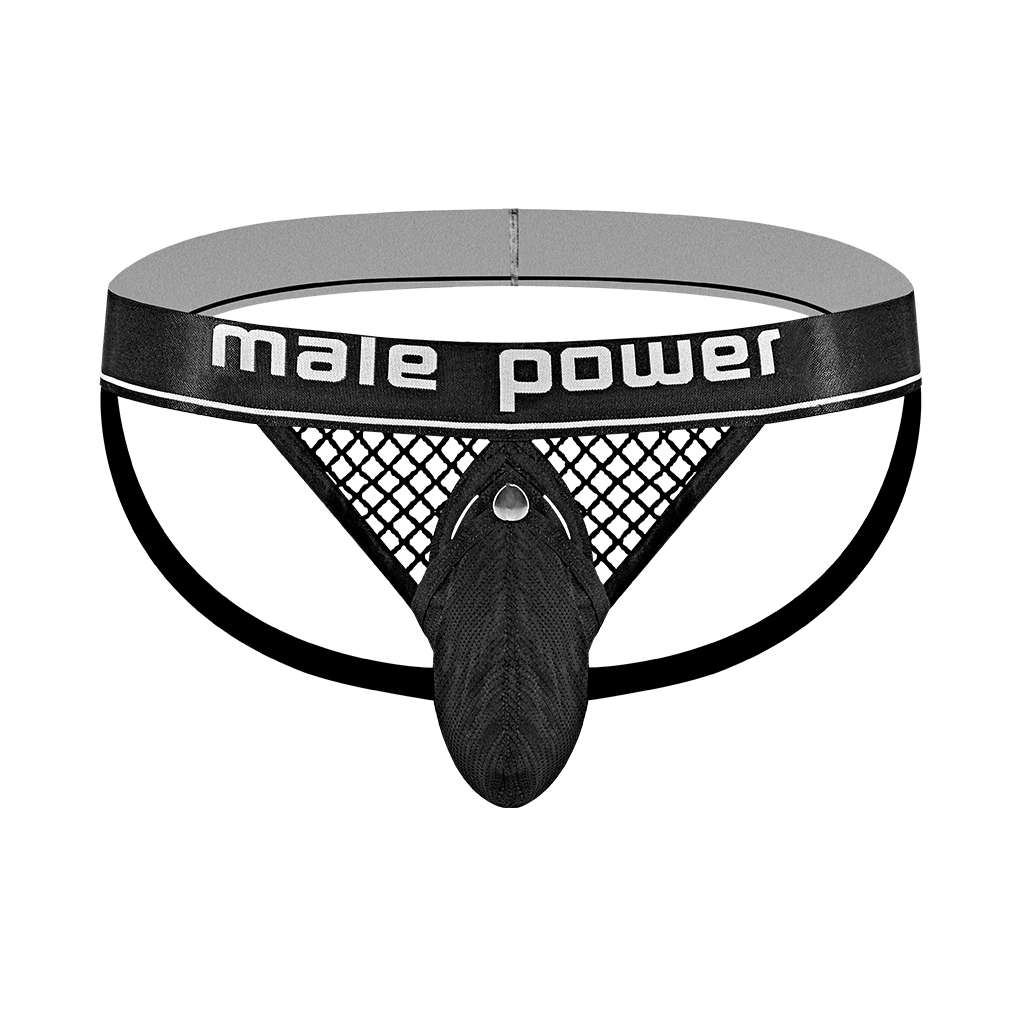 Cock Ring Jock - S/M - Black 4