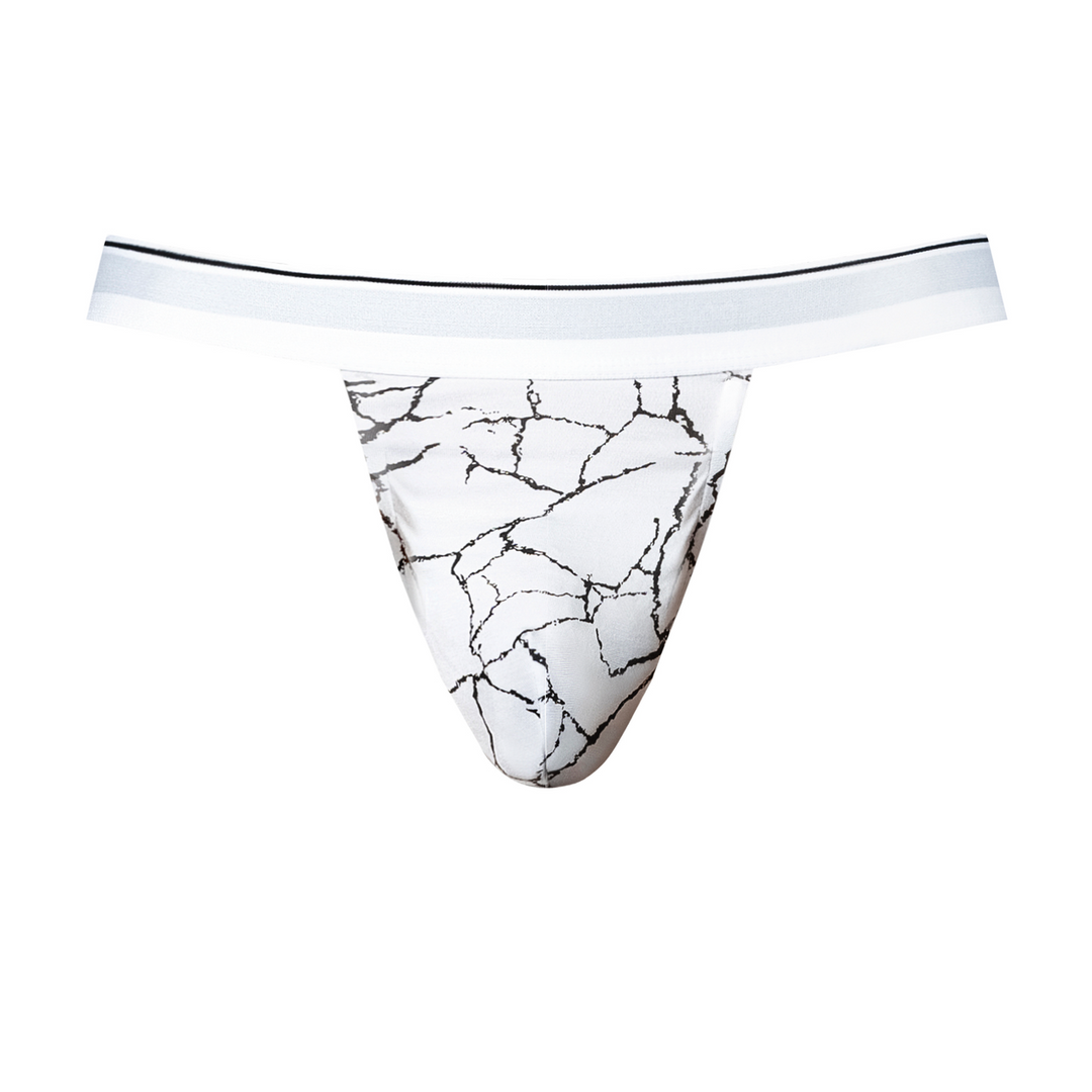 Jock - S/M - White Marble 4