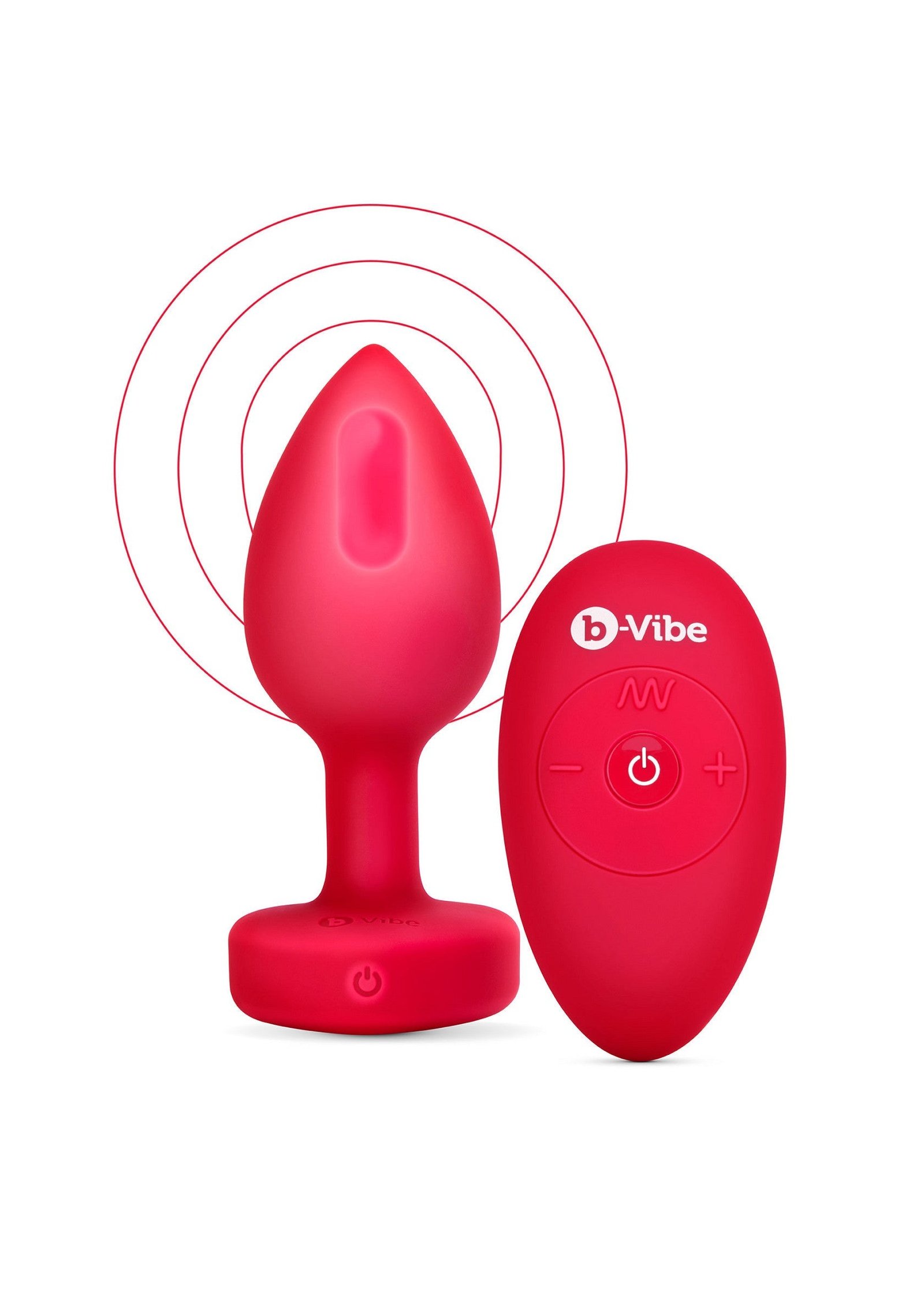 B-Vibe Vibrating Heart Plug M/L 1
