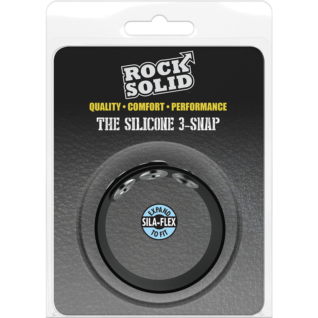 The Silicone 3 Snap - Cockring 2