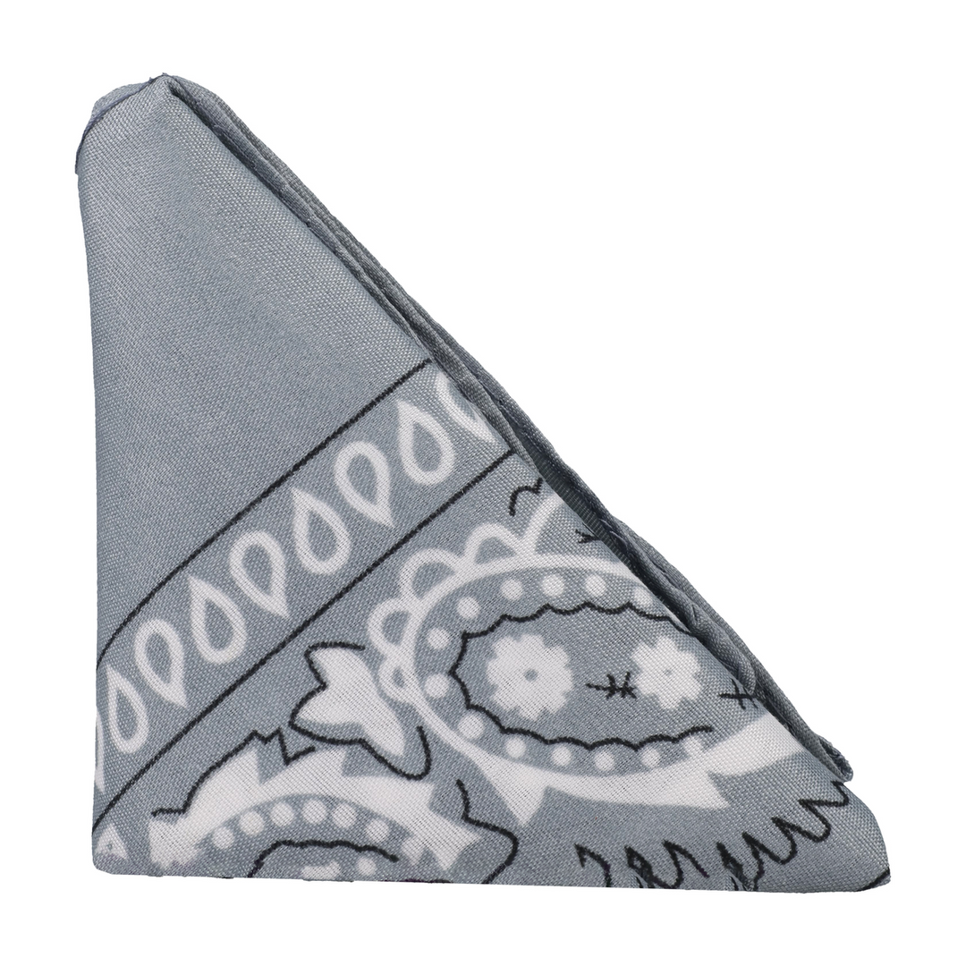 The Code - Silicone Cockring with Bandana - Gray 4