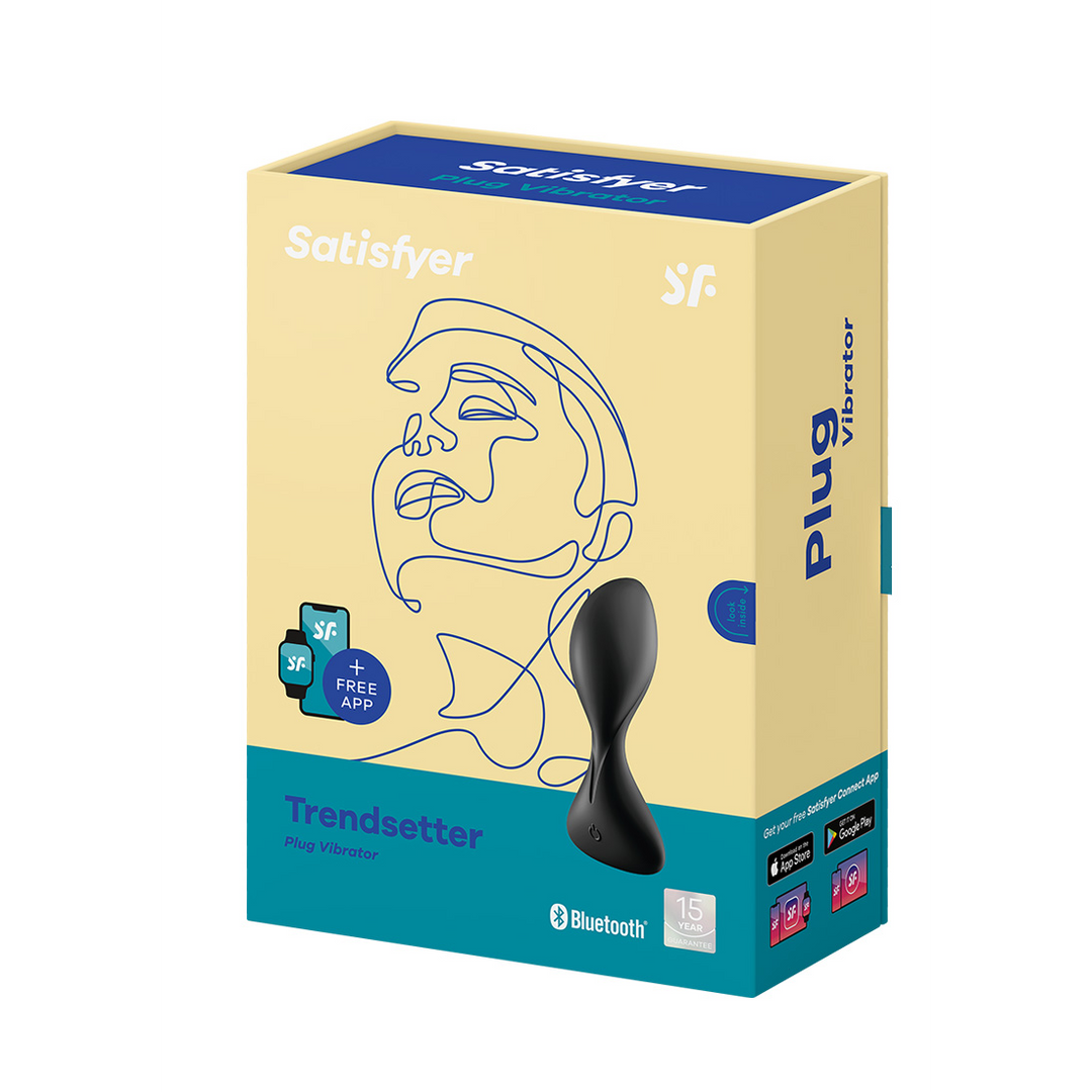 Trendsetter - Vibrating Butt Plug - Black 2