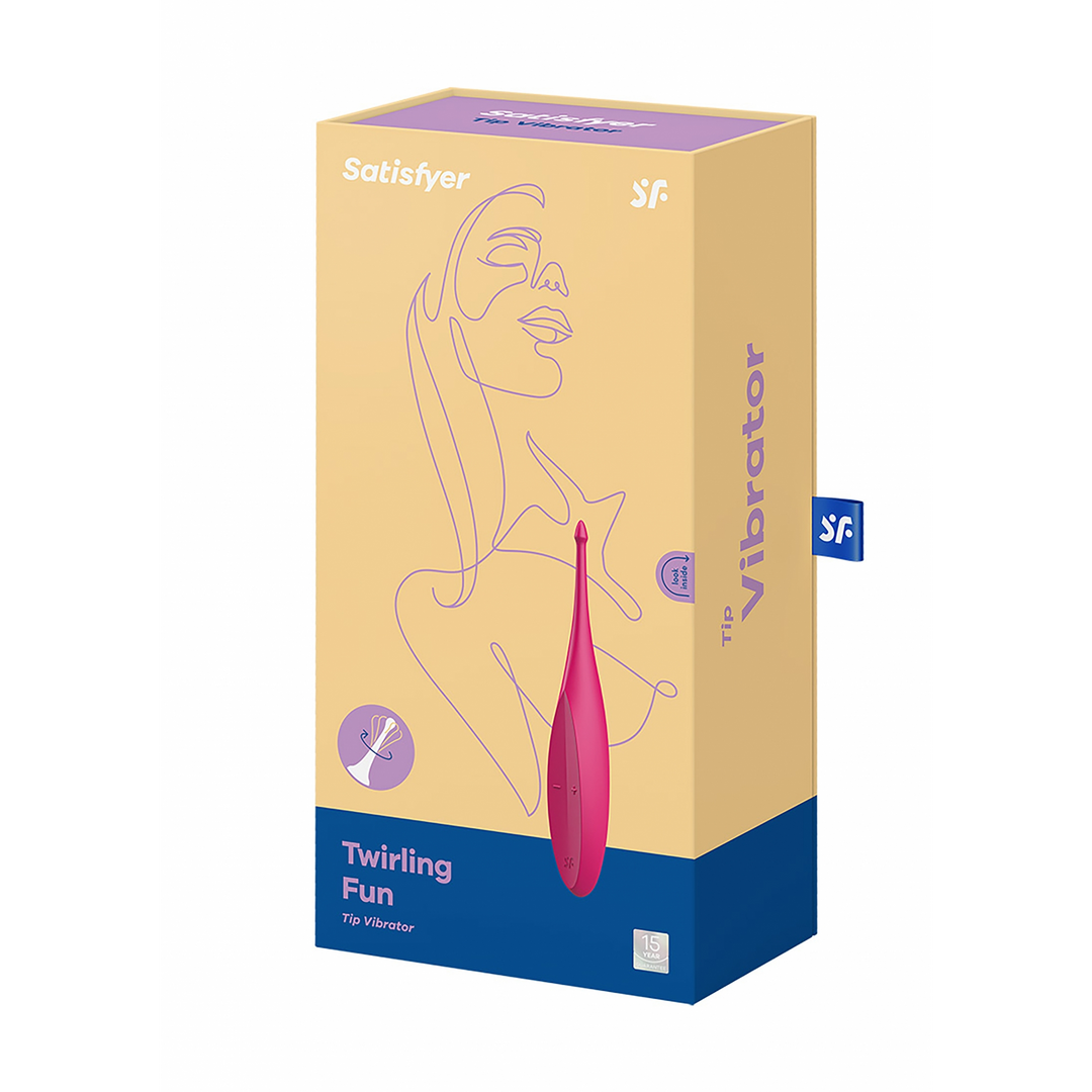 Twirling Fun - Tip Vibrator - Magenta 2