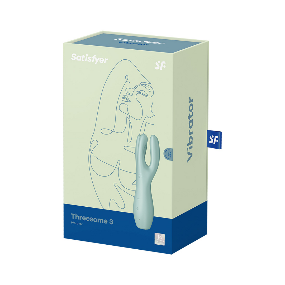 Threesome 3 - Lay-on Vibrator - Mint 2