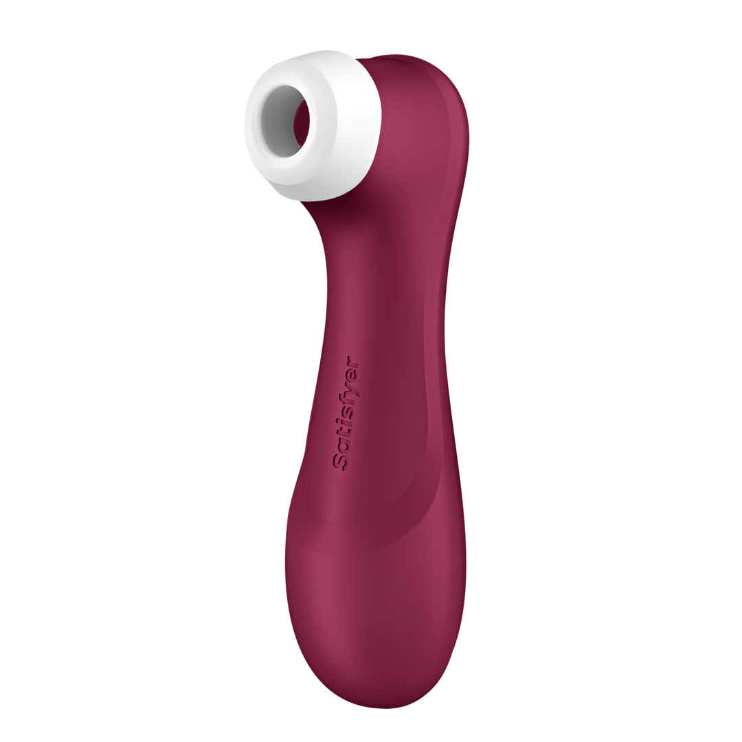 Pro 2 Generation 3 - Double Air Pulse Vibrator - Liquid Air and Connect App - Wine Red 1