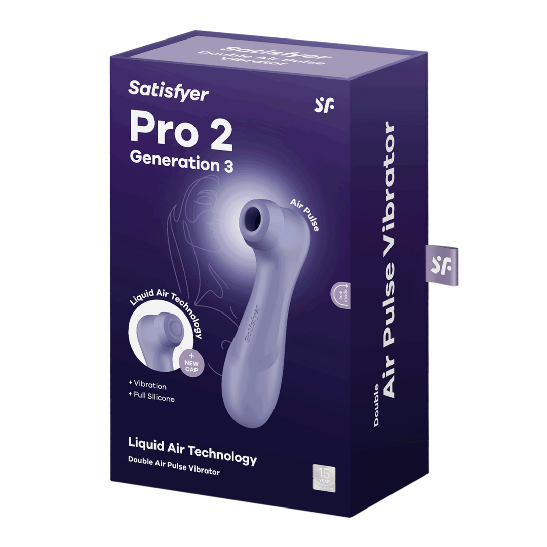 Pro 2 Generation 3 - Double Air Pulse Vibrator - Liquid Air - Lila 2