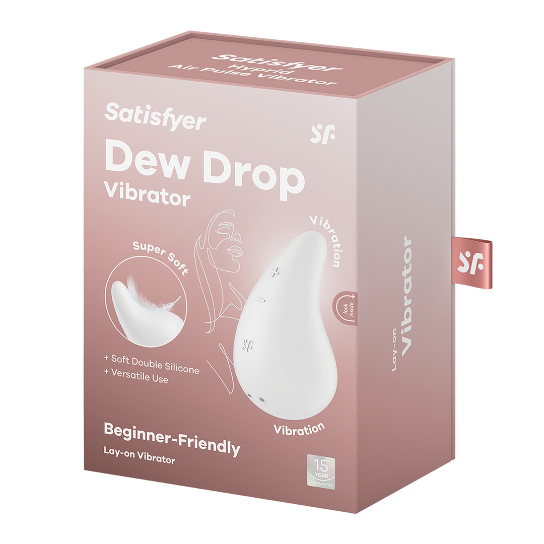 Dew Drop - Lay-on Vibrator - White 2