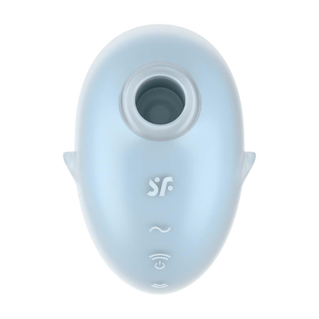 Cutie Ghost - Air Pulse Vibrator - Blue 3
