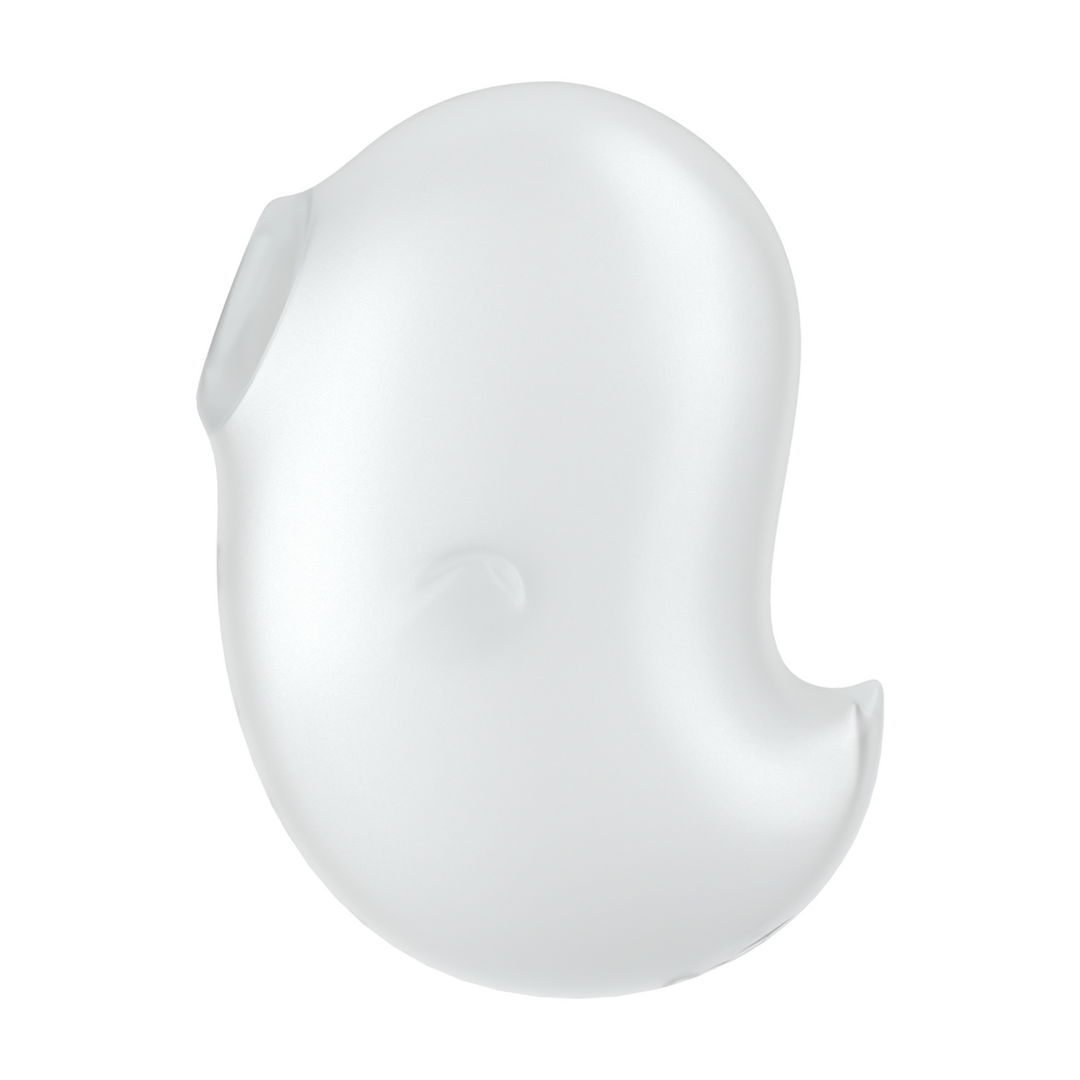 Cutie Ghost - Air Pulse Vibrator - White 4