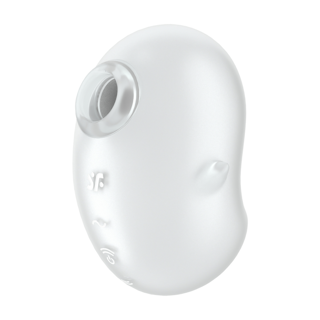 Cutie Ghost - Air Pulse Vibrator - White 1
