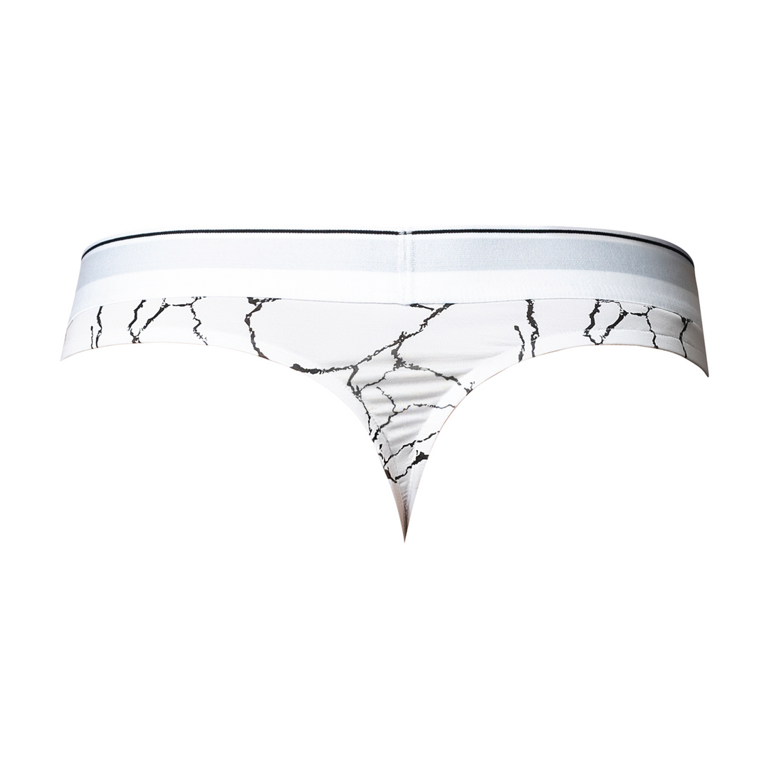 Thong - L/XL - White Marble 4