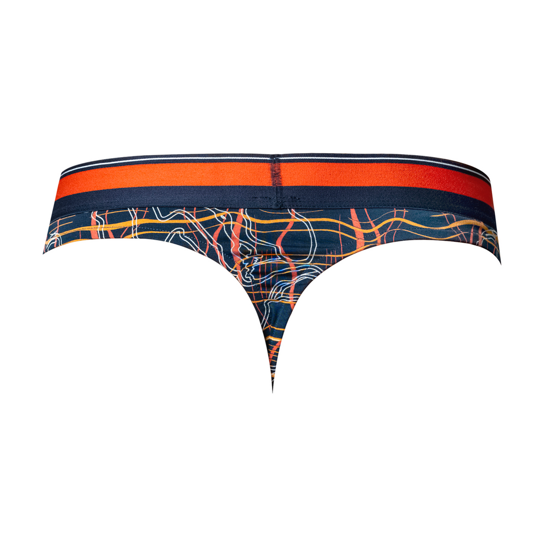 Thong - L/XL - Navy Marble 4