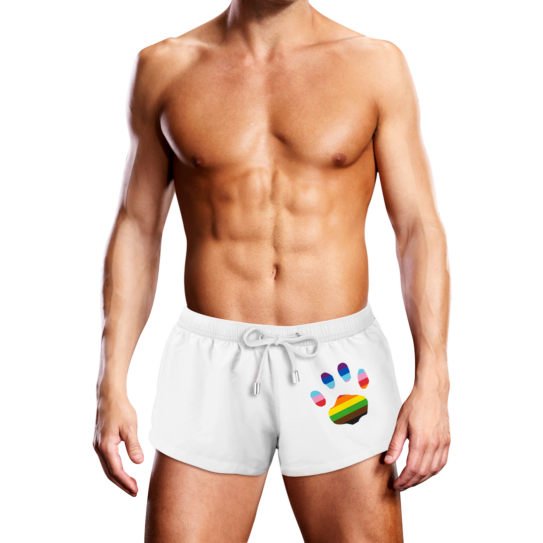 Swim Trunk White Oversized Paw - L 1