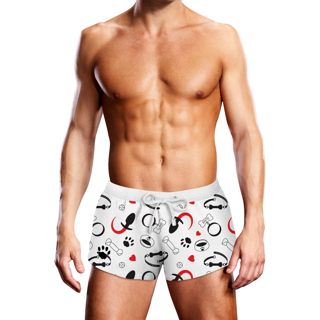 Swim Trunk Puppie Print - S 1