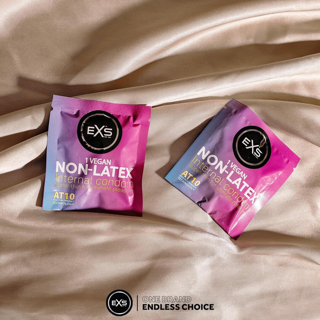 EXS Non-Latex Internal Condoms - 4 Pieces 4