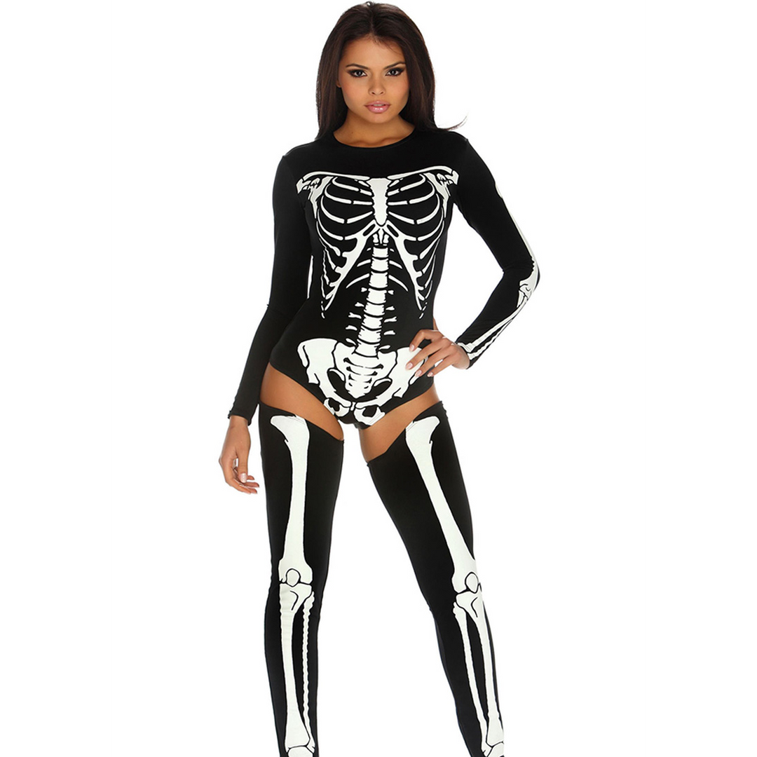Bad to the Bone - Sexy Skeleton Costume - L/XL 1