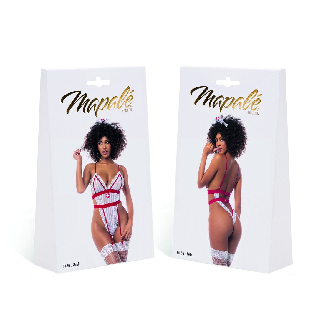 Anita - Costume Nurse - L/XL - White 2