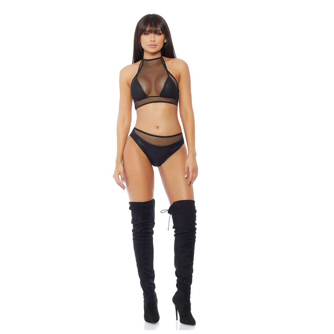 Impulse Top and Panty - Black 3
