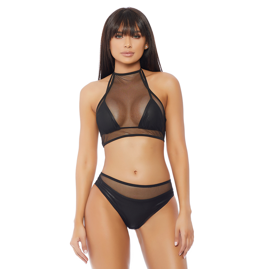 Impulse Top and Panty - Black 1