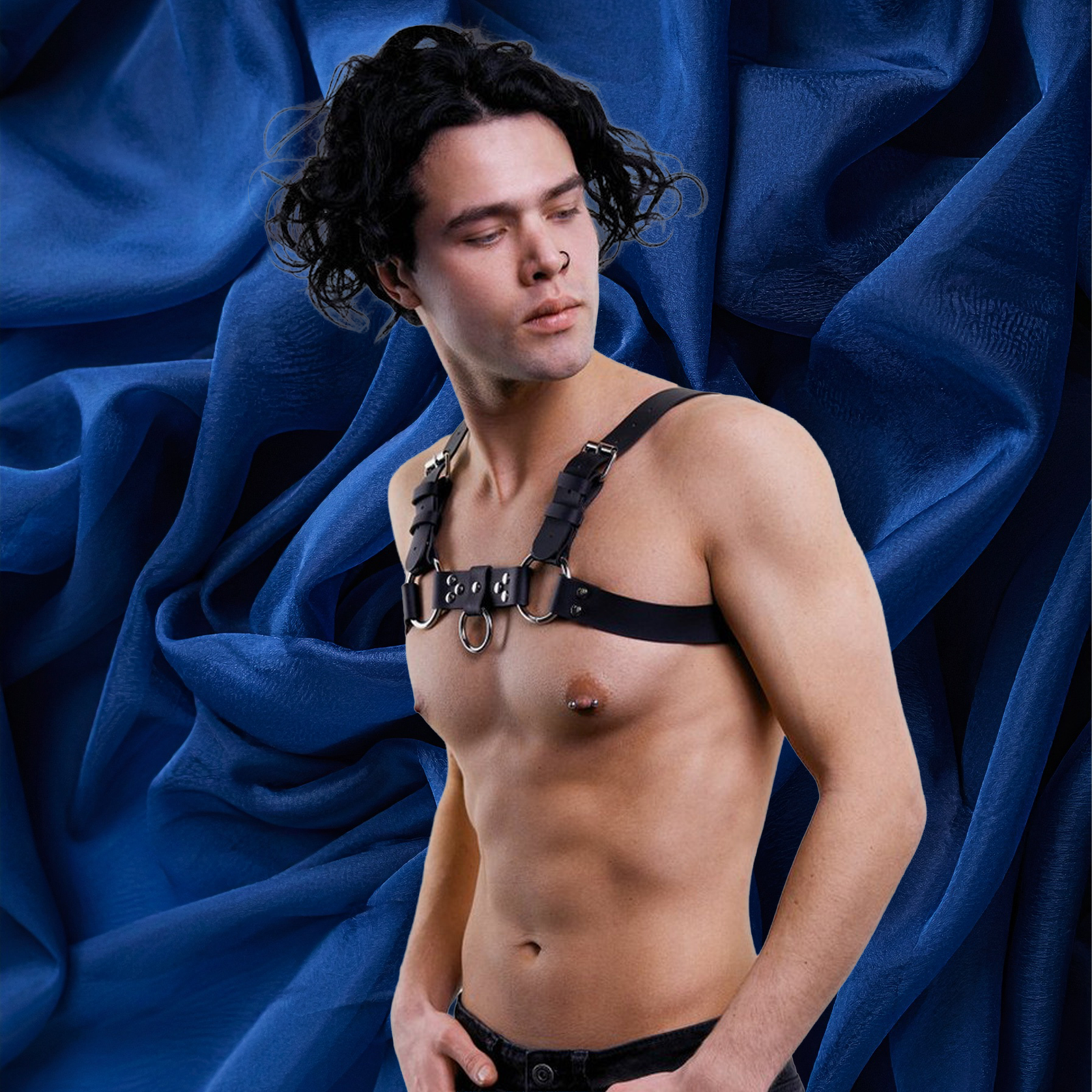 Men's Body Harness S/L Black 4