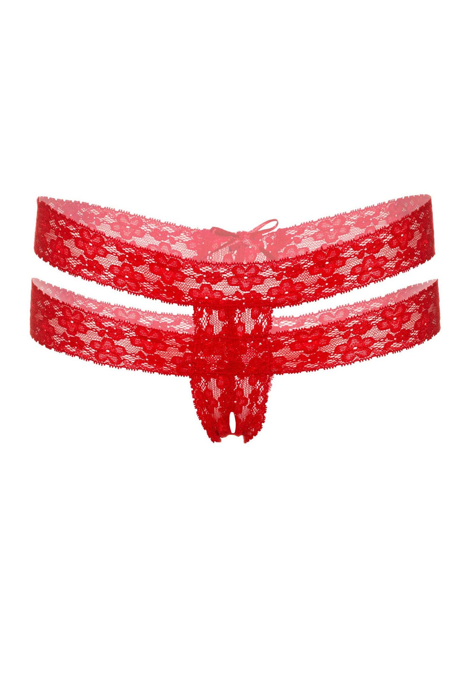 Lucy crotchless thong panty 6
