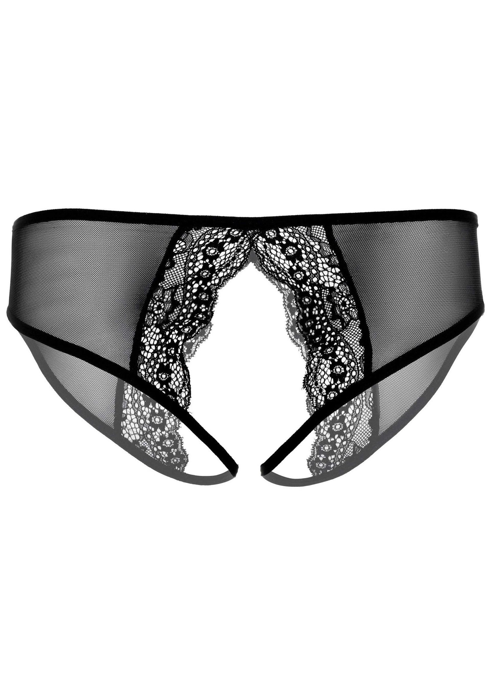 Angel naughty crotchless panty 4