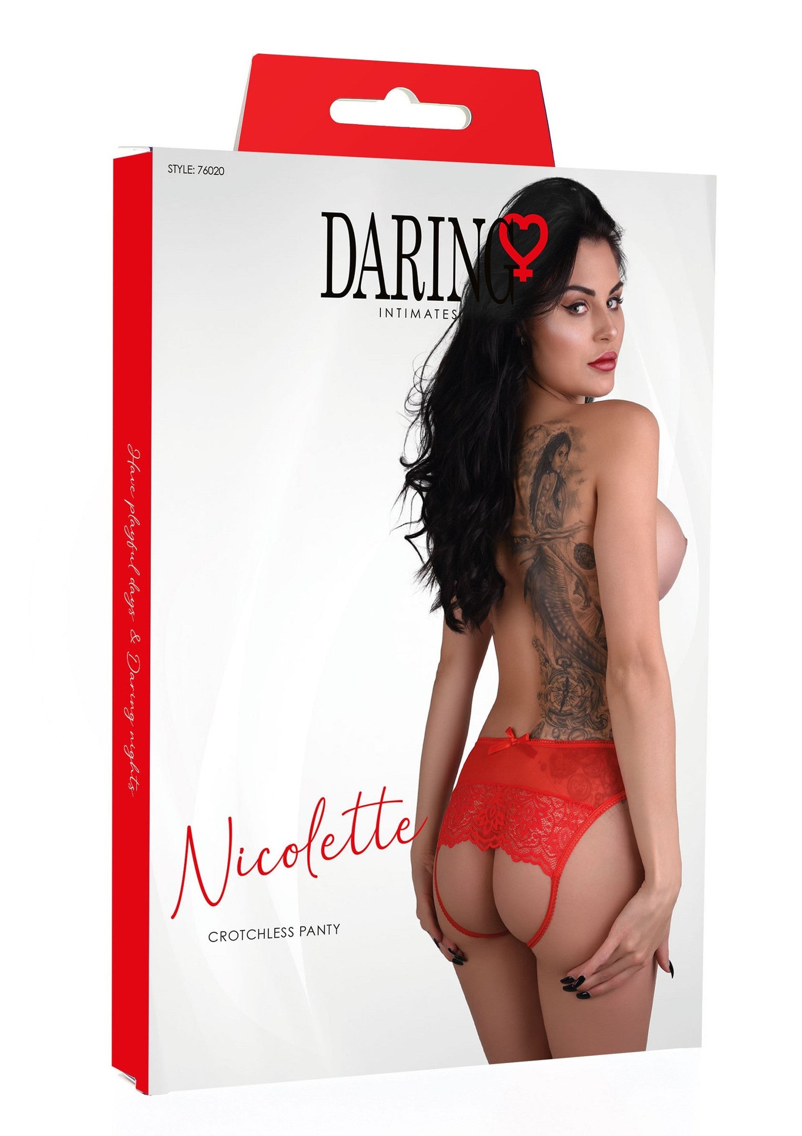 Nicolette crotchless panty 6