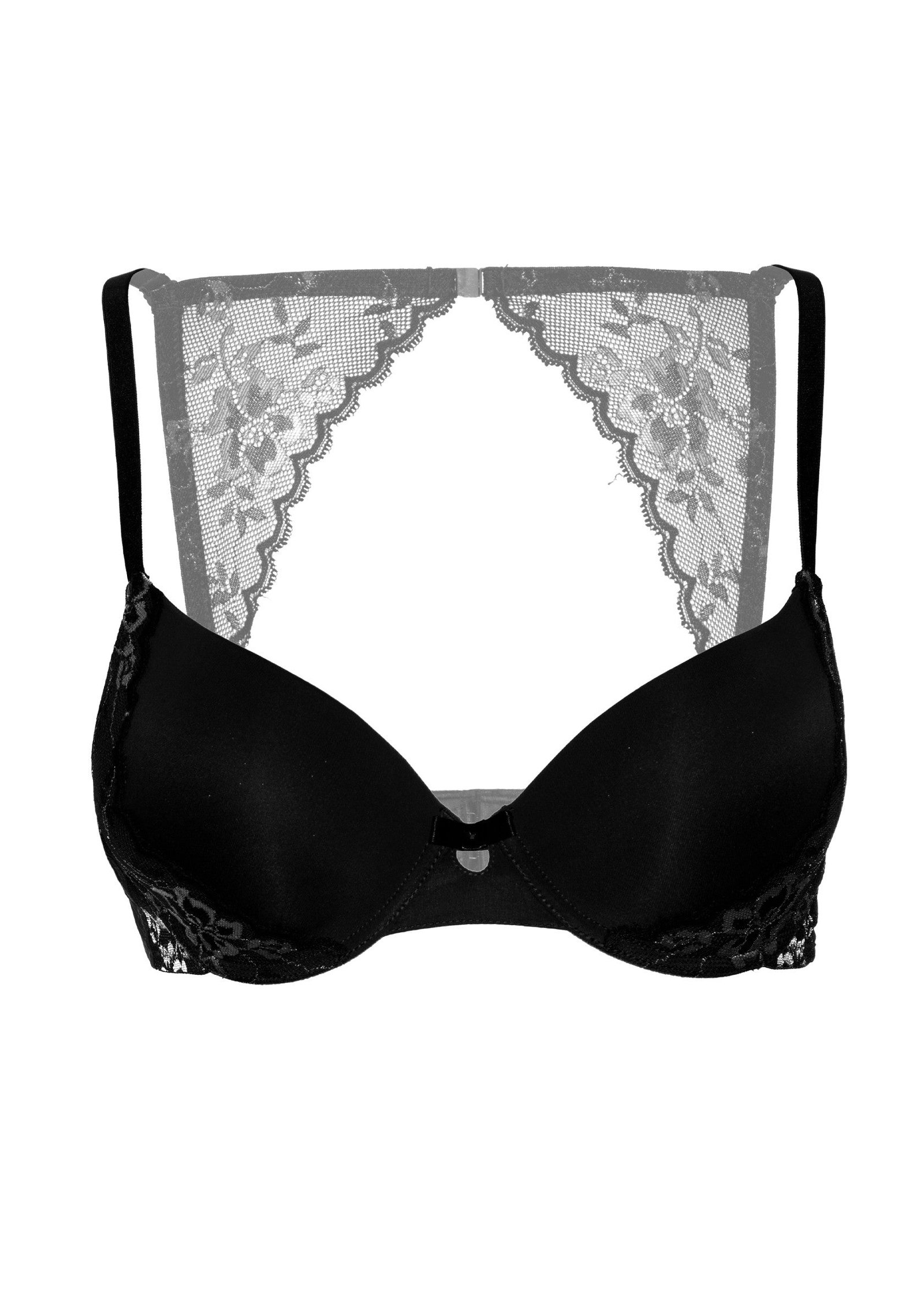 Push-up bra w/ lace racerback 5